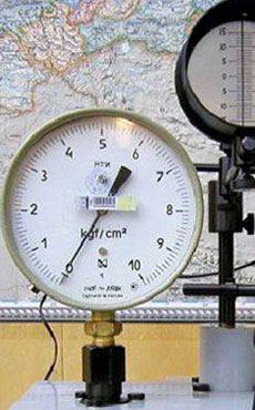 Поверка средств измерения давления, перепада давления, температуры, счетчиков расхода газа,корректоров (вычислителей) газа, сигнализаторов загазованности